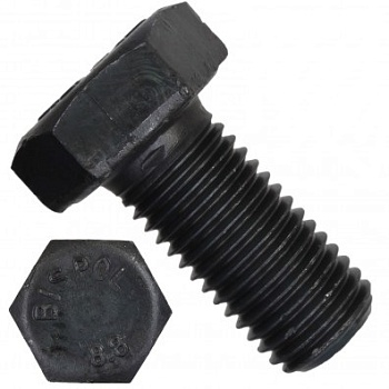 Болт с полной мелкой резьбой М24х2х150 DIN 961 класс прочности 8.8